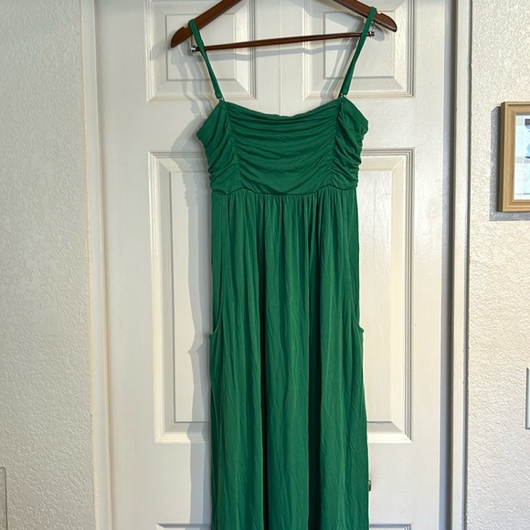 Soma Dresses & Skirts - Soma Green Full Length Strappy Dress